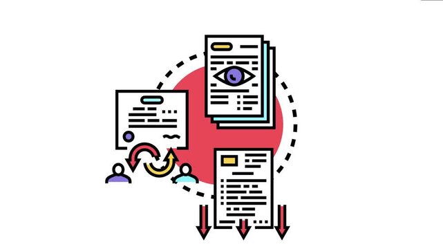 Notarized affidavit form process concept with legal documents, sworn declaration between individuals, and official submission, signifying verification, agreement, and legal procedure
