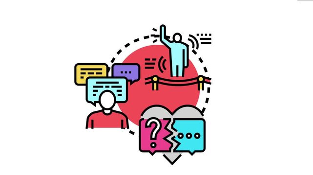 People interacting and exchanging information through gestures, body language, and expressions without uttering words, effective and challenging aspects of human exchange