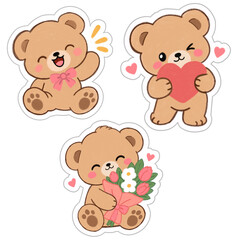 Obraz premium teddy bear and teddy bears