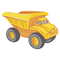 Toy Dump Truck Construction Vehicle © nikagraphic