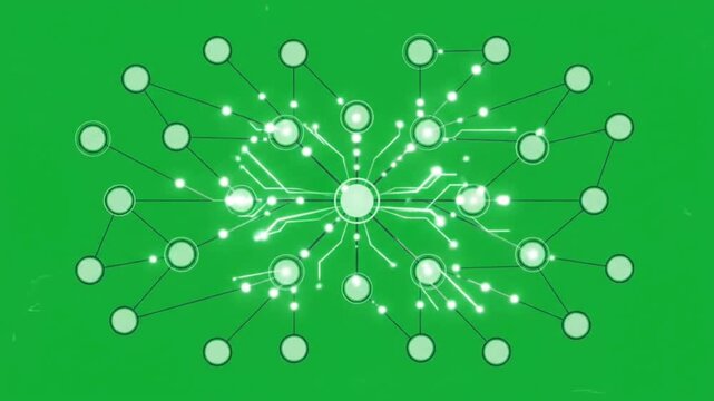 AI neural network activation chroma key