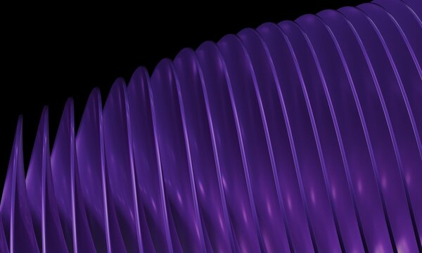 Violet 3D Folds with Glossy Highlights