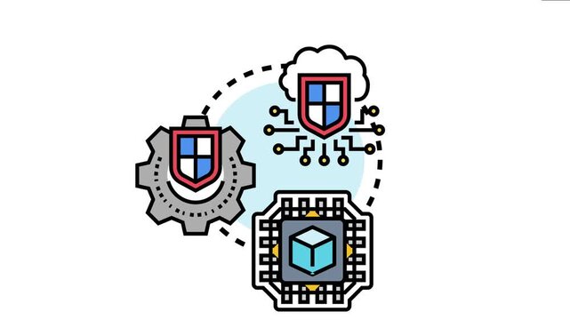 Next generation cybersecurity shield concept data protection, network security, and secure cloud computing for modern digital threats and information privacy
