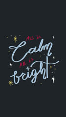Christmas song mobile wallpaper, holiday greetings typography © Rawpixel.com