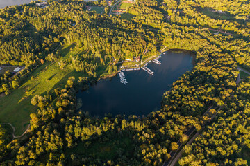 Jezioro Popówka Wielka, Mazury, Polska © Tomasz Warszewski