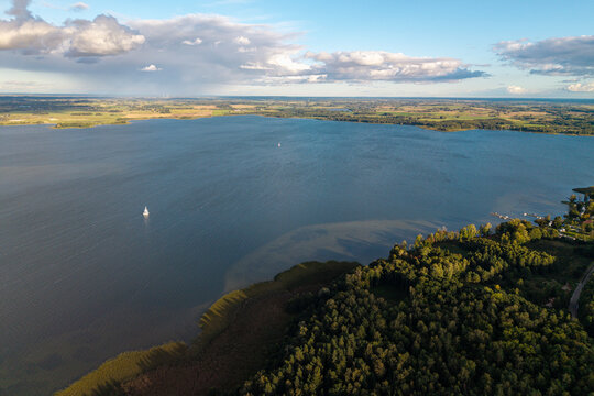 Jezioro Niegocin, Mazury, Polska