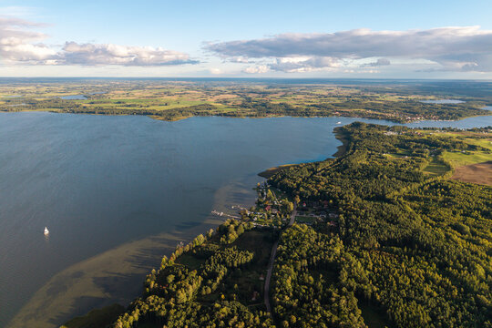 Jezioro Niegocin, Mazury, Polska