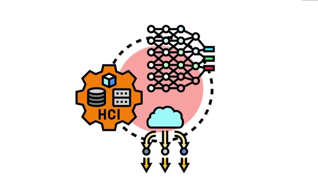 Network stack layer abstraction diagram representing a conceptual model of networked communication for data exchange, interconnected components and information flow layers