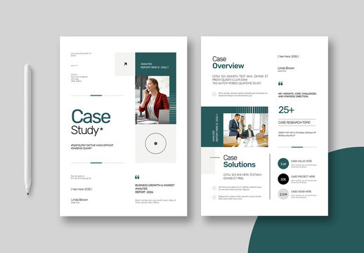 Case Study Flyer Template