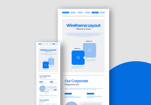 Wireframe Template Layout