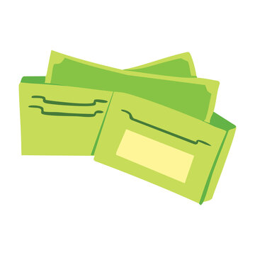 Paper Money Bundle Flat Icon