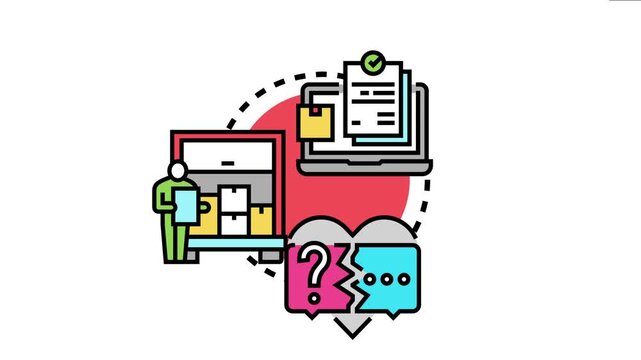 People engaging in online business negotiation, communicating to resolve issues and reach an agreement for successful delivery of products and services