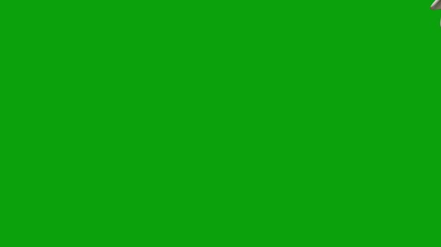 Cartoon kawaii ghosts characters flying loop on Green Screen. Playful 3D Featuring Halloween kawaii Friendly Ghost, Ideal for Social Media Reels, Children's Videos, Digital Invitations. Wite ghosts.