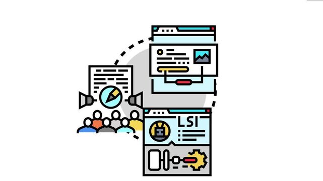 Digital content optimization , showing a strategic approach for improving web content, boosting online visibility, and engaging audiences through effective communication