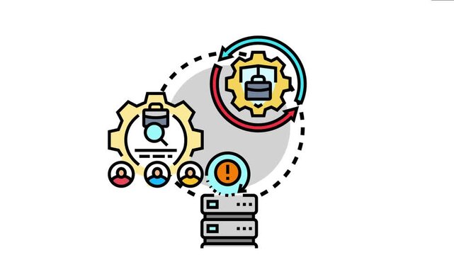 Operations support center managing system incidents, ensuring efficient workflow, and coordinating problem solving efforts with a dedicated team and continuous feedback loop for optimal performance
