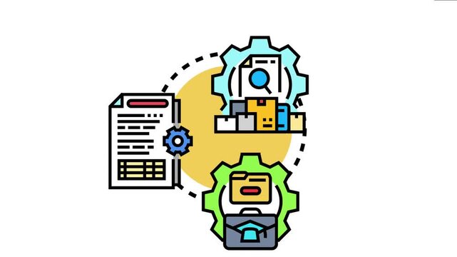 Operational management manual concept representing the systematic process of planning. Organizing. Documenting. And executing business operations. Integrating strategy. Logistics