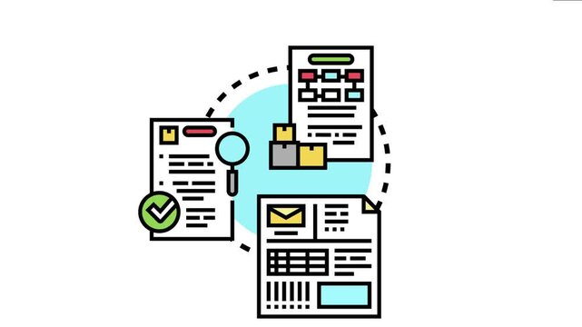 Operational checklist documents illustrate the process of organization, management, and planning, encompassing tasks, logistics, and strategy development for efficient business execution