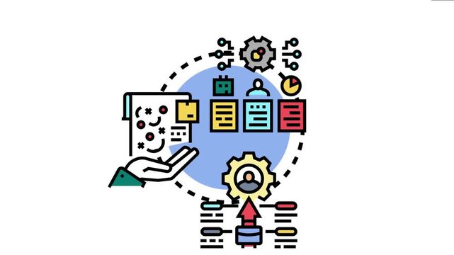 Business professionals planning and developing operational capabilities for effective strategy implementation, managing resources, and optimizing processes