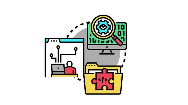 Developers are collaborating on open source code in a shared repository, tracking changes, and managing version control for software development projects