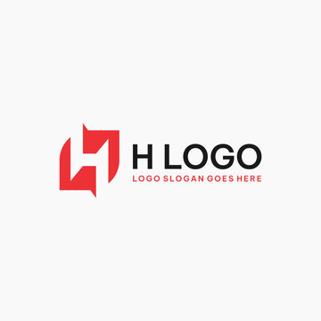 H letter  unique logo vector image