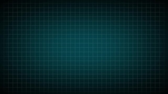 Grid background animation displays digital graph lines with vignette. Technical engineering perspective coordinates guide grid background animation. Modern scientific displays use background.