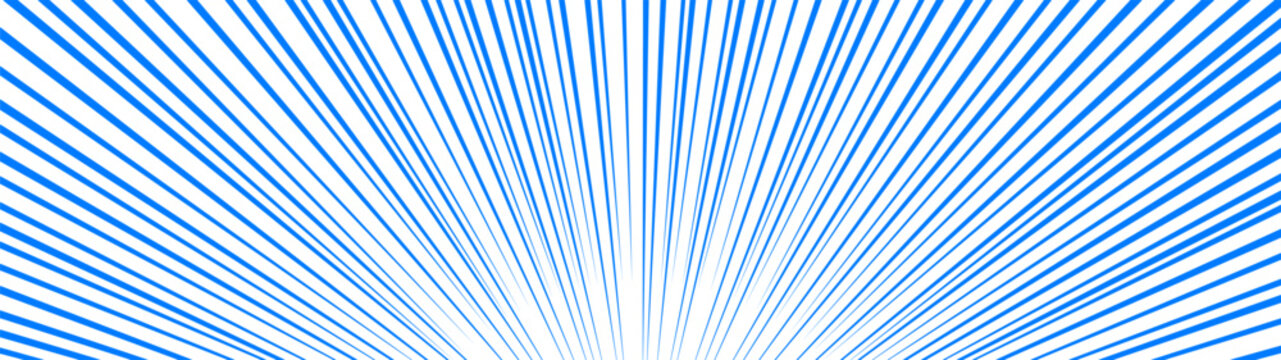 Modern panoramic background featuring converging lines, creating depth, perspective, motion, and futuristic zoom effect.