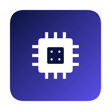 Ai chip icon
