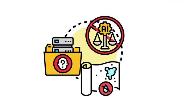 Illustration depicting the concept of opacity free operations, symbolizing the removal of artificial intelligence bias, data transparency, ethical sourcing, and clean, unproblematic information