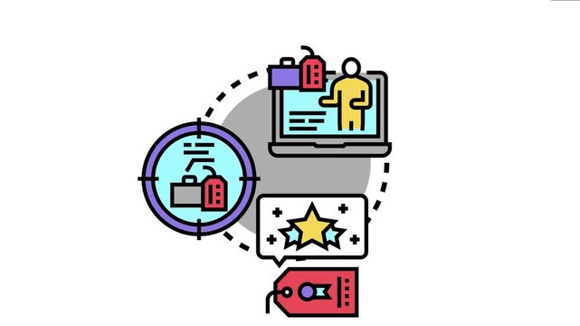 Online analytics concept a process of evaluating customer feedback, product ratings, and service reviews to inform business strategies and target market segments