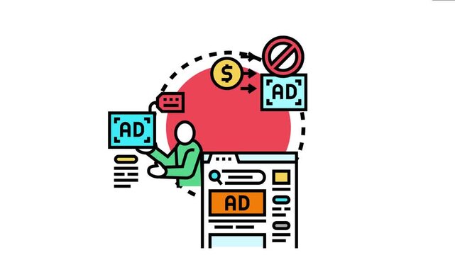 Person optimizing online advertising solutions. Developing digital marketing strategies. Creating promotional campaigns. Placing paid ads