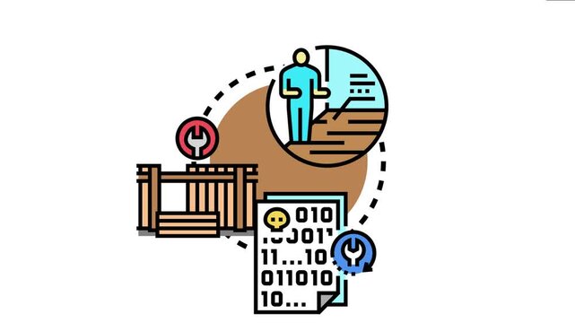 System restoring critical data, repairing damaged files, and recovering information after a cyber incident, ensuring business continuity and security operations