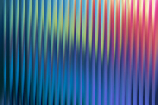 Vertical gradient stripes with blended blue, green, yellow, and pink color transitions