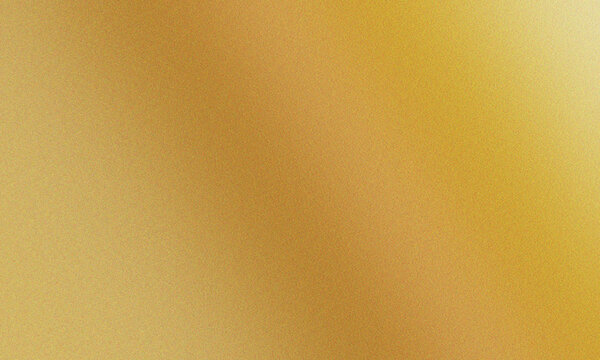 Abstract golden background with fine grain texture and soft light gradient