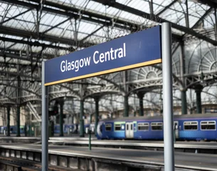 Glasgow Central Railway Station Sign © Mr Doomits