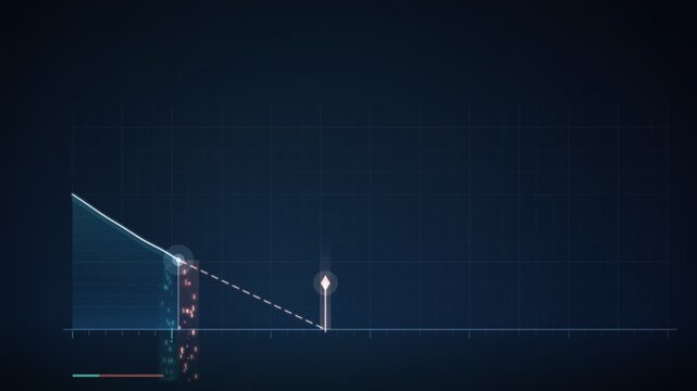 Startup Cash Runway Chart With Funding Round Boost Reveal Animation