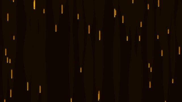 Abstract Glowing Golden Particle Streaks Background