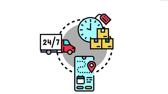 Delivery service managing the entire process from order to final destination, ensuring express and reliable transportation with real time tracking via mobile application