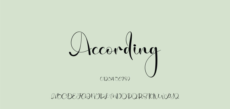 Beauty Luxury font alphabet logo. Typography beautiful fashion elegant classic letters serif italic fonts decorative wedding vintage blossom logos. vector illustration