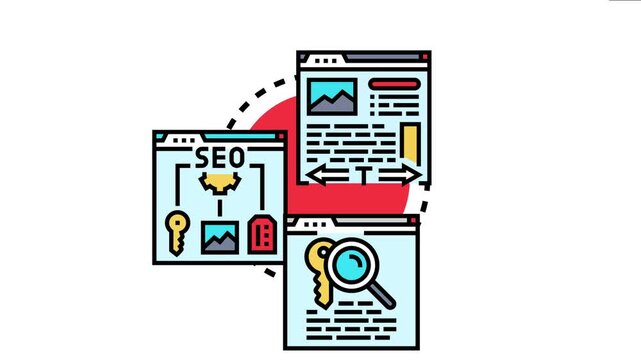 On page seo audit concept analyzing website content, keywords, and technical elements for improving search engine ranking and visibility in digital marketing