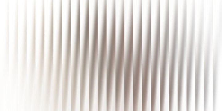 Vertical white ribbed texture with subtle gradient and dark shadowed edges