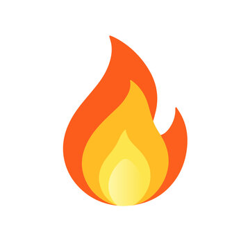 fire flame icon vector illustration