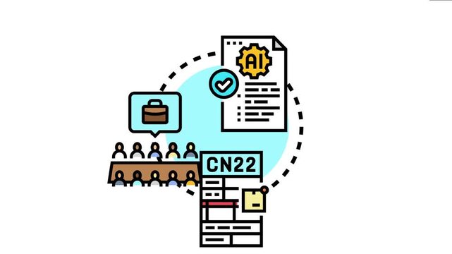 Legal professionals analyzing official statute documents and compliance forms, regulating artificial intelligence development, and ensuring adherence to new business and government guidelines