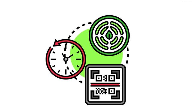 Official product recall notification label representing a structured process involving product information. Traceability. Timelines. And consumer safety