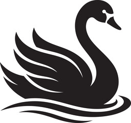 Fototapeta premium Swan_mascot_logo.eps