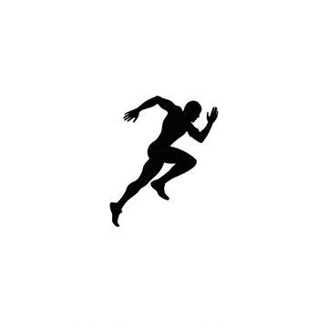 Runner sprinting