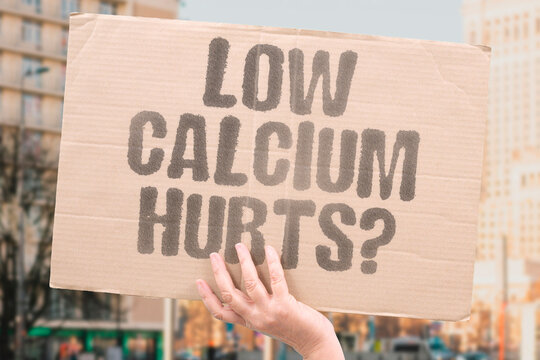 "Low calcium hurts?" Calcium deficiency in pregnancy causes muscle cramps. CALCIUM. DEFICIENCY. CRAMPS. MUSCLE. PREGNANCY.