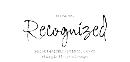 Handwrite signature font Calligraphy Logotype Script Brush Font Type Font lettering handwritten. © Hashir