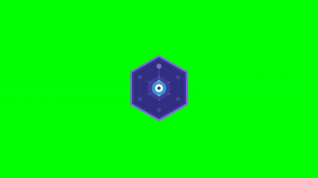 A compact AI computational system receiving raw data, discovering meaningful patterns, and producing an intelligent result. Designed for AI presentation, technology explainer, software commercial, mac