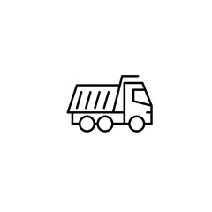 dump truck icon © Didik