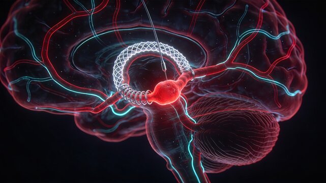 Cerebral Aneurysm Coil Embolization